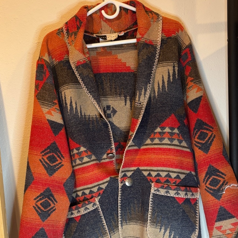 Women's Multicolor Patterned Jacket - image 1